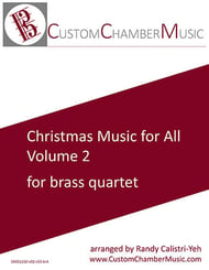 Christmas Carols for All, Volume 2 (for Brass Quartet) P.O.D. cover Thumbnail